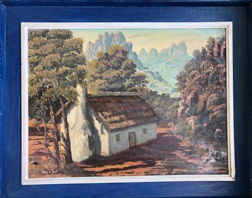A VERY LARGE GABRIEL DE JONG IN ORIGINAL FRAME. A MUST HAVE!!!
